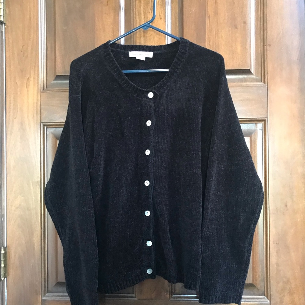 Samantha Taylor Women’s Black Cardigan Acrylic L